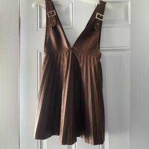Zara leather dress